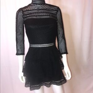 PLT BLACK MINI DRESS SIZE 2
